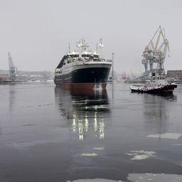 Супертраулер «Капитан Вдовиченко» - первое судно в серии, строящейся по программе инвестквот для РРПК. Фото пресс-службы компании