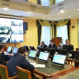 Первое заседание штаба охотоморской путины. Фото пресс-службы Росрыболовства
