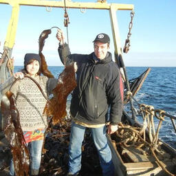 К 1 августа рыбодобытчики Карелии собрали 840 тонн водорослей. Фото пресс-службы регионального министерства сельского и рыбного хозяйства (https://mcx.gov.karelia.ru/news/16-08-2024-sezon-zagotovki-vodorosley-belogo-morya-v-samom-razgare/)
