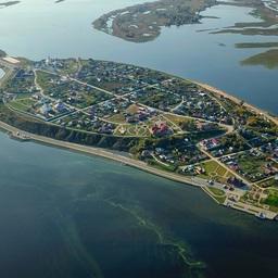 Село Свияжск в Татарстане на острове в Куйбышевском водохранилище. Фото Евгения Шелковникова
