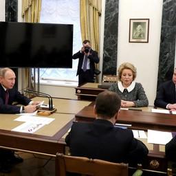 Глава государства Владимир ПУТИН провел заседание Совета Безопасности. Фото пресс-службы президента