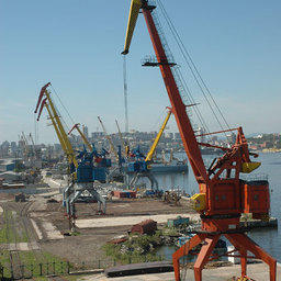 Лососевая путина 2009. Рыба доставлена в порт Владивостока