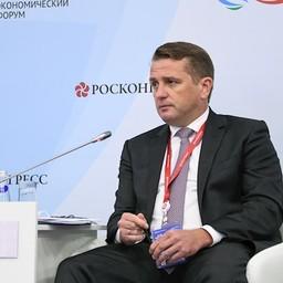Руководитель Росрыболовства Илья ШЕСТАКОВ на сессии ВЭФ. Фото пресс-службы ведомства