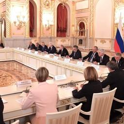 Президент Владимир Путин провел в Кремле заседание Совета по науке и образованию. Фото пресс-службы главы государства