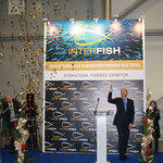 Руководитель Росрыболовства Андрей КРАЙНИЙ открывает выставку InterFISH