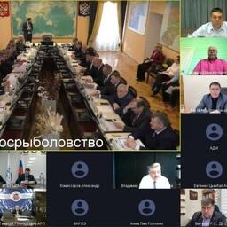 Заседание Общественного совета при Росрыболовстве прошло частично в очной форме, частично — по видео-конференц-связи