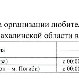 Сроки начала и запрета любительской рыбалки горбуши на участках в заливе Анива и на юго-западном побережье Сахалина в 2025 году. Из протокола региональной комиссии по анадромным
