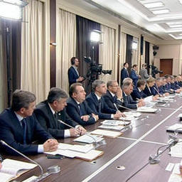 Заседание президиума Госсовета по вопросам развития рыбохозяйственного комплекса. Ново-Огарёво, октября 2015 г.