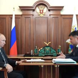 Президент Владимир ПУТИН провел рабочую встречу с врио губернатора Приморья Андреем ТАРАСЕНКО. Фото пресс-службы главы государства