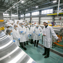 Экскурсия прошла в рамках проекта «Неделя без турникетов». Фото предоставлено «Приморской рыболовной компанией»
