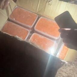 Общий вес красной икры составил более двух тонн. Кадр оперативной съемки