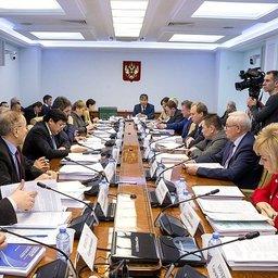 Вопросы развития рыбохозяйственных комплексов в Арктической зоне обсудили на заседании президиума Совета по Арктике и Антарктике при Совете Федерации. Фото пресс-службы СФ