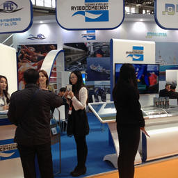 Участники национального стенда России на China Fisheries and Seafood Expo - 2016