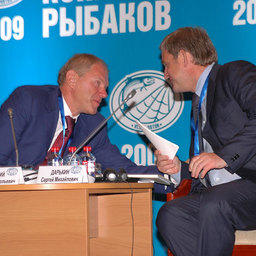 Руководитель Росрыболовства Андрей КРАЙНИЙ и губернатор Приморского края Сергей ДАРЬКИН