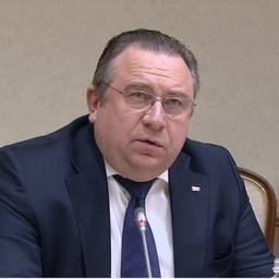 Президент ОСК Алексей РАХМАНОВ. Кадр видеозаписи заседания комиссии по вопросам военно-технического сотрудничества с иностранными государствами