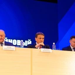 Губернатор Камчатки Владимир ИЛЮХИН, заместитель министра сельского хозяйства – руководитель Росрыболовства Илья ШЕСТАКОВ, замглавы ведомства Петр САВЧУК. Фото пресс-службы ФАР