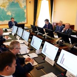 Руководитель Росрыболовства Илья ШЕСТАКОВ провел заседание совета директоров отраслевых НИИ, на котором обсуждались прогнозы общих допустимых уловов. Фото пресс-службы ВНИРО