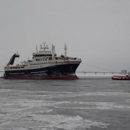 В ближайшее время траулер встанет в сухой док на окончательную отделку и наладку перерабатывающих мощностей. Фото пресс-службы РРПК