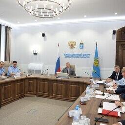 В Астрахани обсудили промежуточные итоги весеннего половодья. Фото пресс-службы регионального правительства