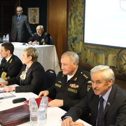 На борту учебно-парусного судна «Седов» открылась конференция «Арктика-2015». Фото пресс-центра МГТУ