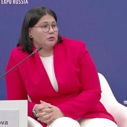 Директор департамента анадромных рыб ВНИРО Ольга МАЗНИКОВА. Скриншот видеотрансляции