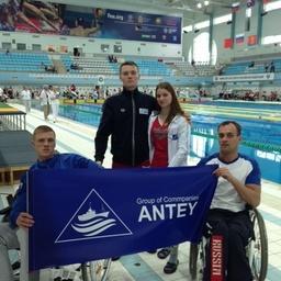 Участники Чемпионата России по плаванию для спортсменов с поражением опорно-двигательного аппарата в подмосковном городе Руза. Фото предоставлено Центром спортивной подготовки по адаптивным видам спорта Камчатского края