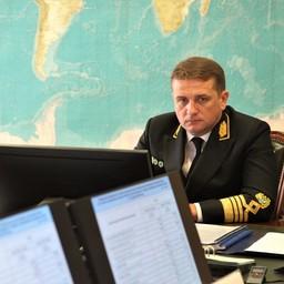 Руководитель Росрыболовства Илья Шестаков на оперативном совещании. Фото пресс-службы ведомства