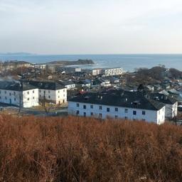 Вид на залив Восток со стороны поселка Южно-Морской. Фото Gaggy Dun