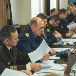 Руководитель Северо-Восточного теруправления Росрыболовства Александр ХРИСТЕНКО. Фото пресс-службы правительства региона