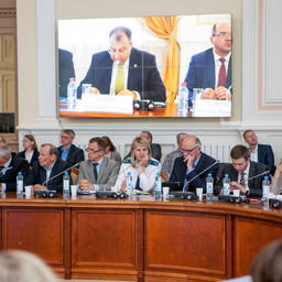 Реализацию проекта «Аквабиоцентр» обсудили на межведомственном совещании по вопросу создания условий для устойчивого развития рыбохозяйственного комплекса пресноводных регионов. Фото пресс-службы ФАР