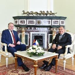 Губернатор Калининградской области Николай Цуканов встретился с президентом Республики Татарстан Рустамом Миннихановым. Фото пресс-службы главы РТ