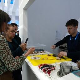 Проводились и дегустации продукции. Фото предоставлено ESG