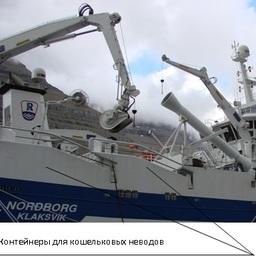Рисунок 9 – Расположение контейнеров для кошельковых неводов
