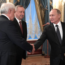 Глава государства Владимир ПУТИН провел рабочую встречу с Георгием ПОЛТАВЧЕНКО и Александром БЕГЛОВЫМ. Фото пресс-службы президента