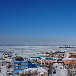 Вид на Анивский залив из Корсакова