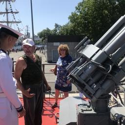 На Морском салоне во Владивостоке организовали выставку кораблей. Фото пресс-службы администрации Приморья