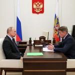 Рабочая встреча Владимира ПУТИНА с Олегом КОЖЕМЯКО