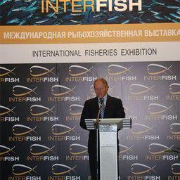 Руководитель Росрыболовства Андрей КРАЙНИЙ на открытии выставки InterFISH