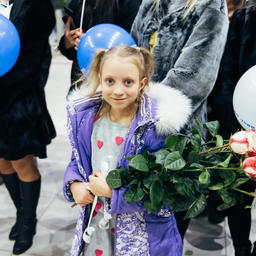Родные и близкие с нетерпением ждали рыбаков. Фото предоставлено ГК «Сигма Марин Технолоджи»