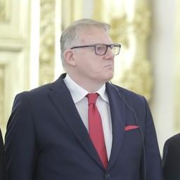Посол Республики Исландия Аурни Тор СИГУРДССОН на церемонии вручения верительных грамот. Фото пресс-службы президента РФ