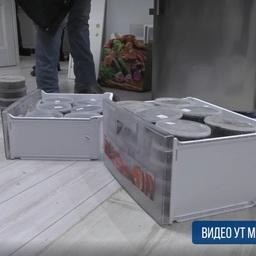 Изъятый деликатес. Кадр оперативной съемки