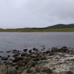 Вид с островка Змеиный в Дальневосточном морском заповеднике
