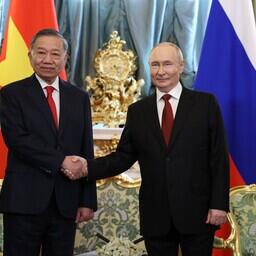 Президент Вьетнама ТО Лам и президент РФ Владимир ПУТИН. Фото пресс-службы главы российского государства