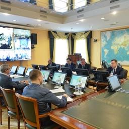 Очередное заседание штаба охотоморской путины прошло в Росрыболовстве. Фото пресс-службы ведомства