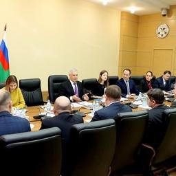 Руководитель Россельхознадзора Сергей ДАНКВЕРТ провел встречу с представителями рыбной отрасли. Фото пресс-службы ведомства