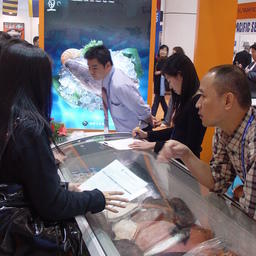 12 ежегодная выставка-ярмарка достижений китайской рыбной отрасли «China Fisheries & Seafood Expo». Далянь, ноябрь 2007 г.