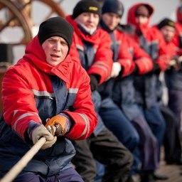Практиканты выбирают брас. Фото Александра Кучерука.