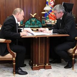 Президент Владимир ПУТИН и губернатор Камчатского края Владимир СОЛОДОВ. Фото пресс-службы главы государства