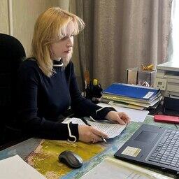 Руководитель Хабаровского Крайрыбакколхозсоюза, председатель Общественного совета при комитете рыбного хозяйства правительства Хабаровского края Ольга БУЛКОВА участвовала в форуме по видеосвязи. Подключение организовали из Охотского района. Фото Ирины Луцковской