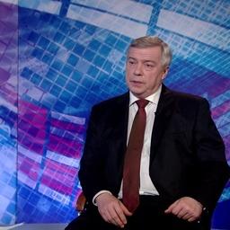 Губернатор Ростовской области Василий ГОЛУБЕВ рассказал в телеэфире о планах по оздоровлению Дона. Кадр видео
